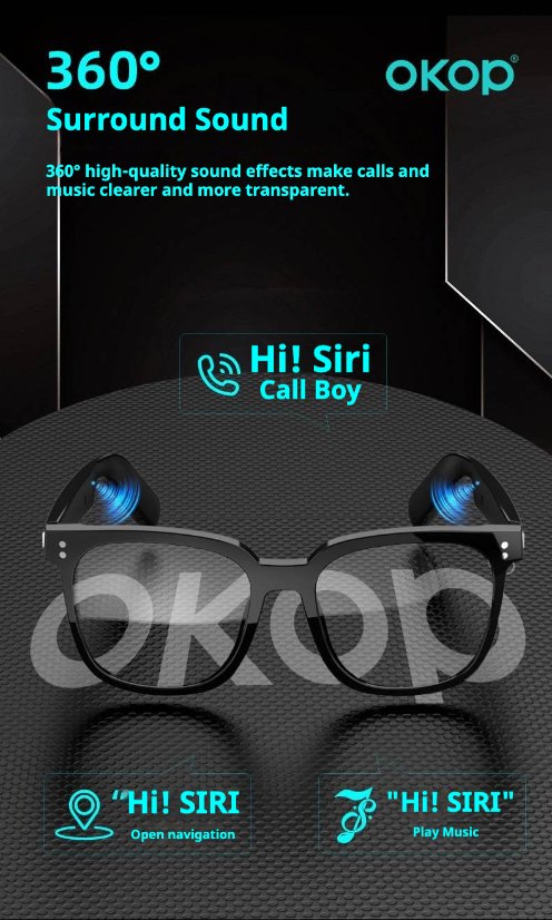 Smart glasses KP-Y102 Smart bluetooth grasses