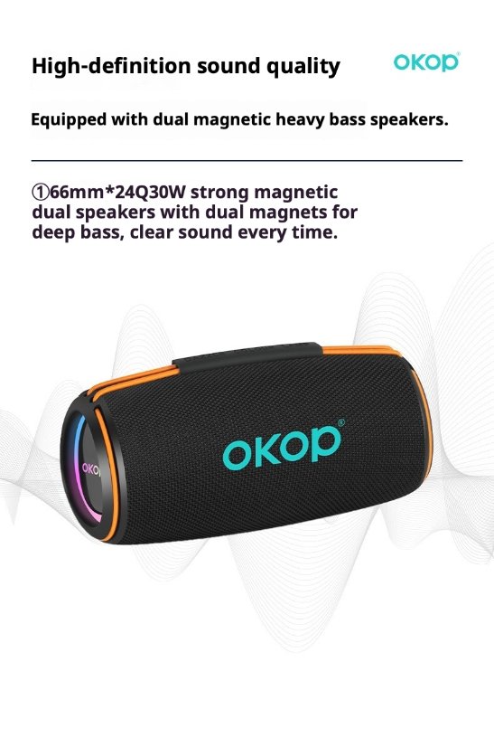 Portable Outdoor Bluetooth Speaker KP-810 Portable wireless bluetooth speaker