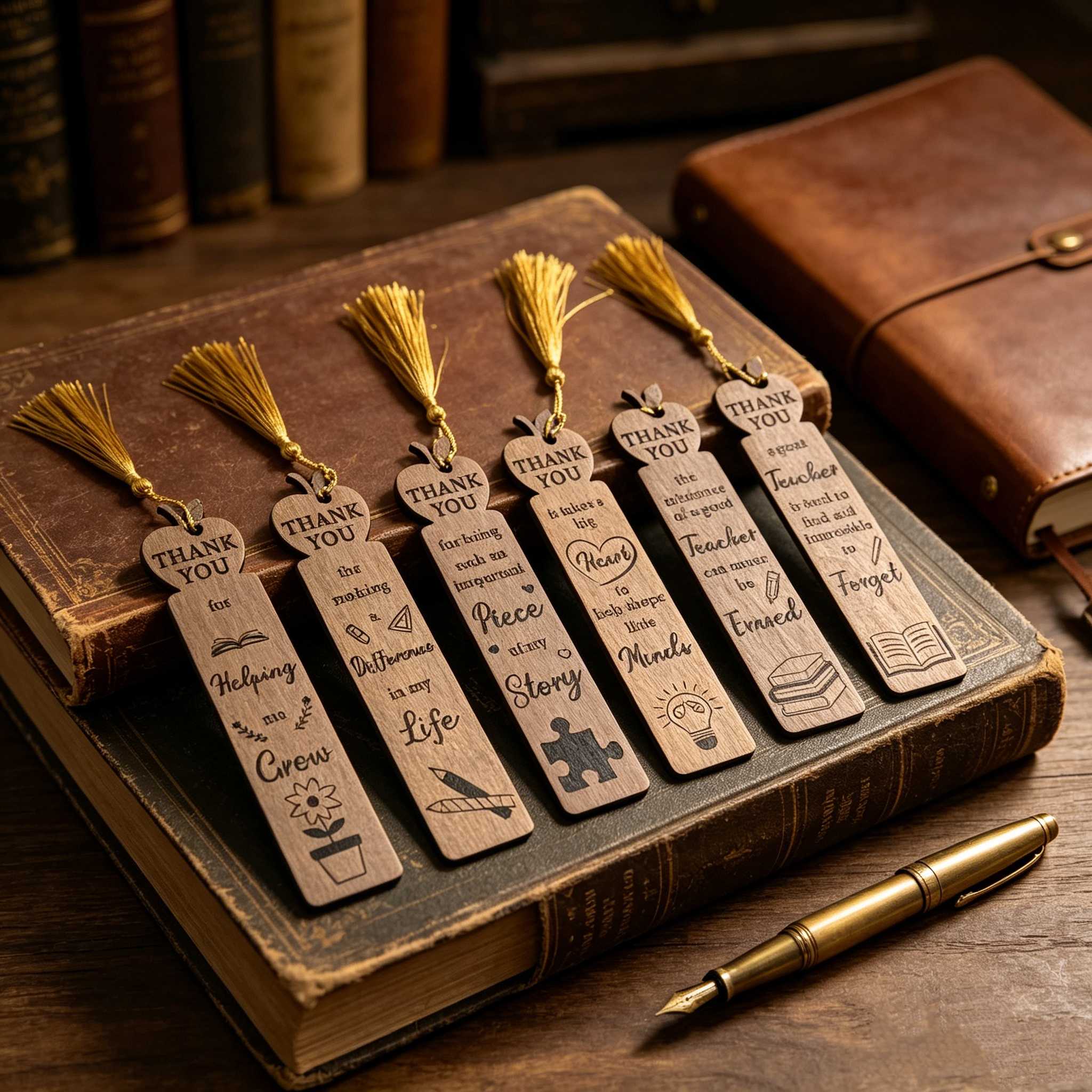 Holidays, gifts Chinese Style Classical Creative Personalized Wooden Bookmark