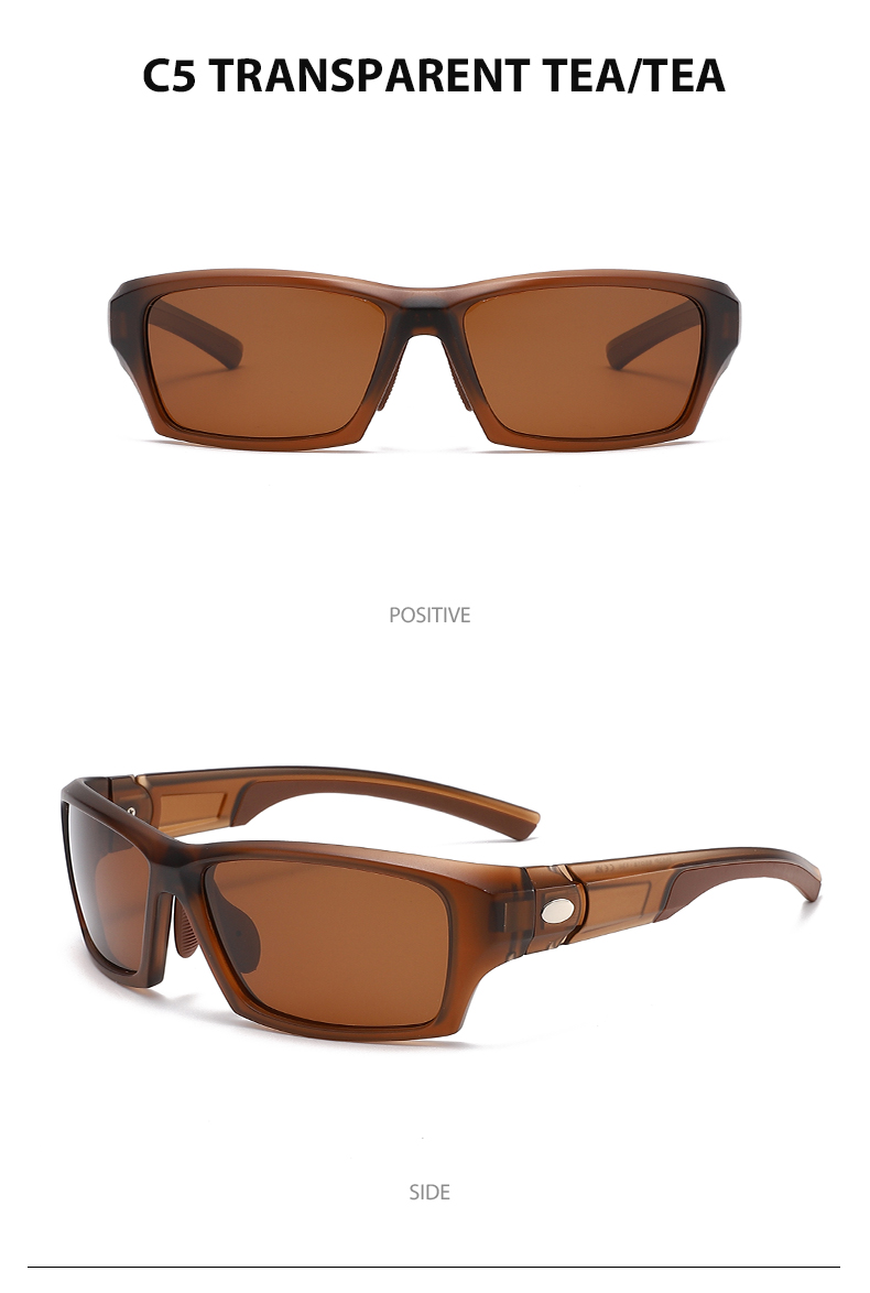 Sports Sunglasses 3652 Polarized TR90 Sport-Casual Sunglasses
