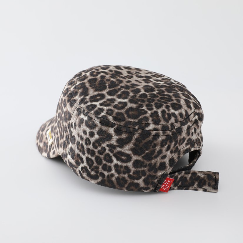 Autumn Style Kids’ Leopard Suede Flat Cap