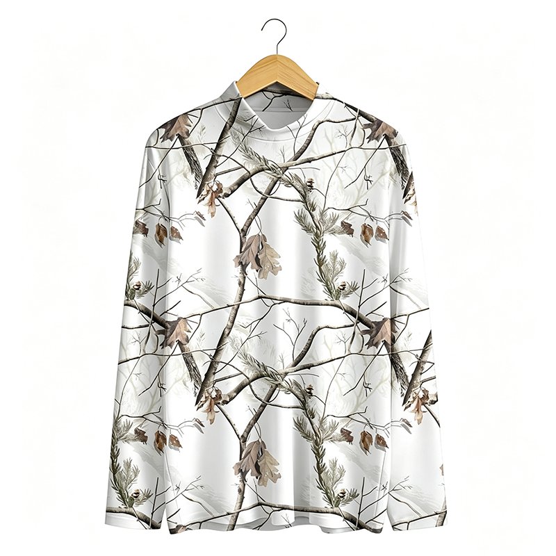 Men's Fashion – Tops TSS13 – Men's Mock Neck Long-Sleeve T-Shirt 