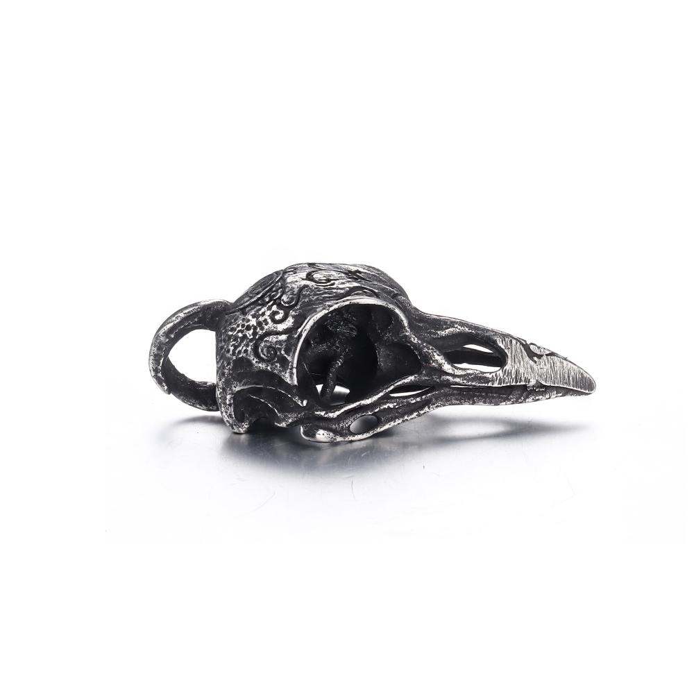 Pendants Retro Raven Stainless Steel Skull Pendant