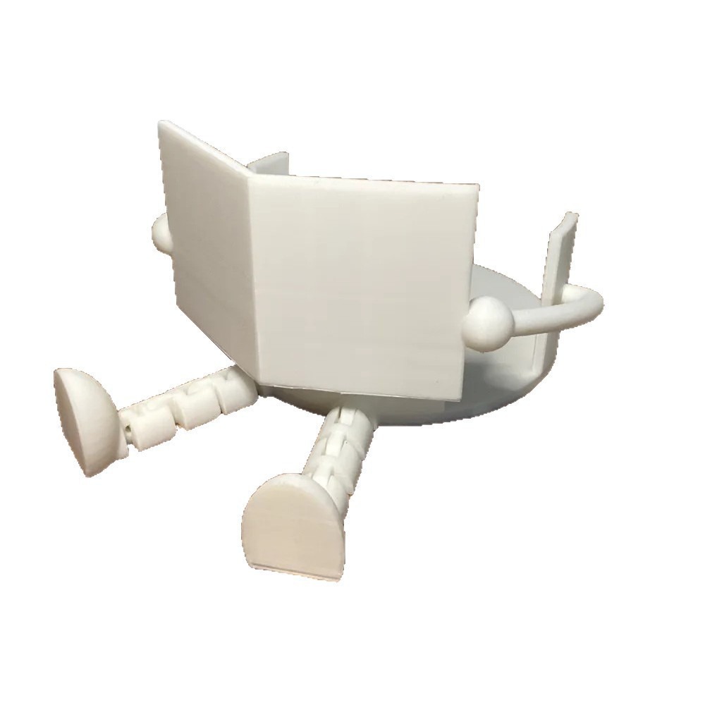 Tissue Holder Reading Newspaper Decorative Toilet Paper Holder