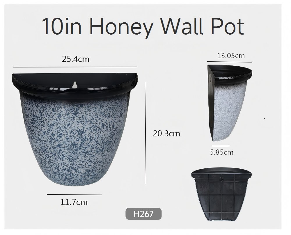 Wall Pot Honey Wall Pot-H267