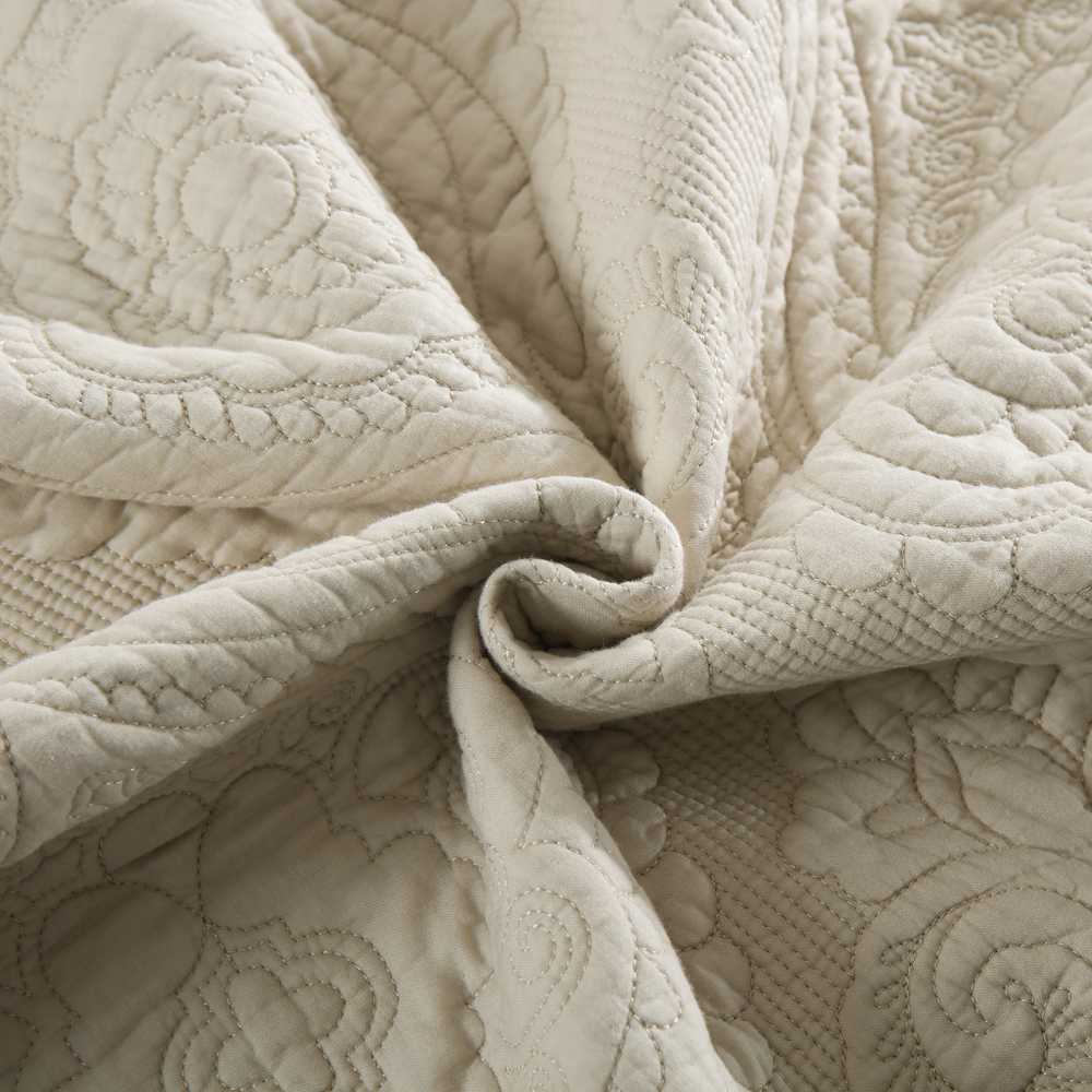 3-Piece Sets Encrypted Quilting Quilt Set Damascus