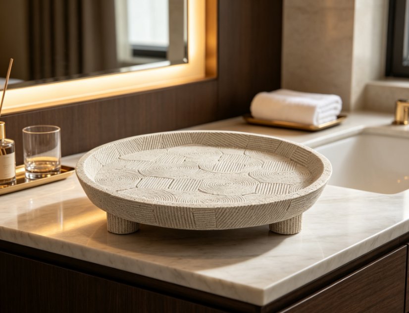 Resin tray Resin-made sandstone tray, resin tray