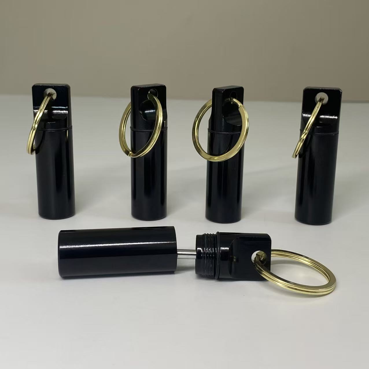 Keychain Storage Matte Black Portable Storage Buckle