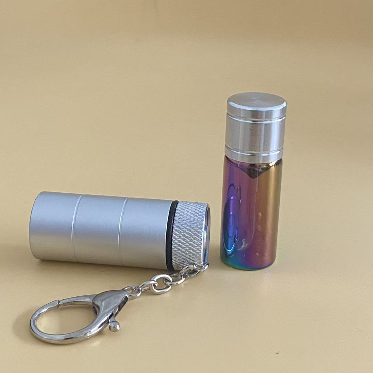 Keychain Storage Multi‑Color Metal Portable Storage Pendant