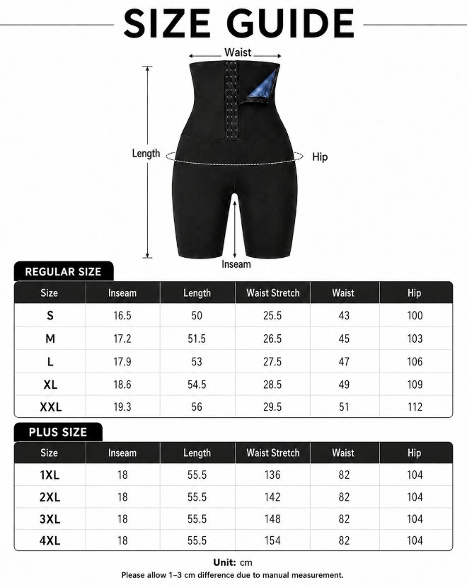 legging-shorts-capri-pant Sauna Sweat Shorts for Women High Waisted stomach Waist Trainer Slimming Capris Body Shaper with Adjustbale Hook-and-eye closures