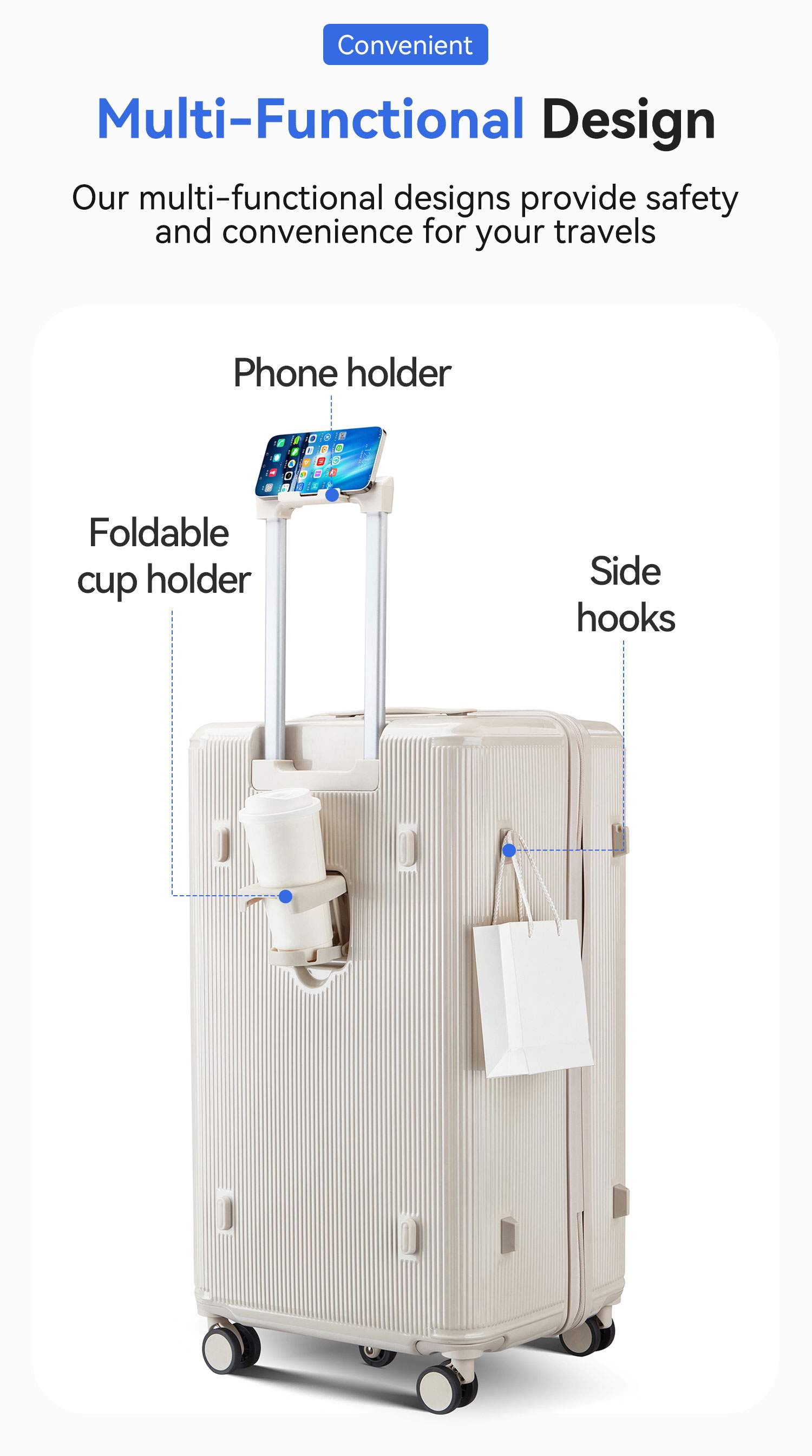 3 Piece Luggage Sets 6039