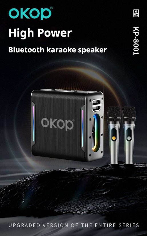 Karaoke Speaker System KP-8001 Wireless Microphone Bluetooth Speaker