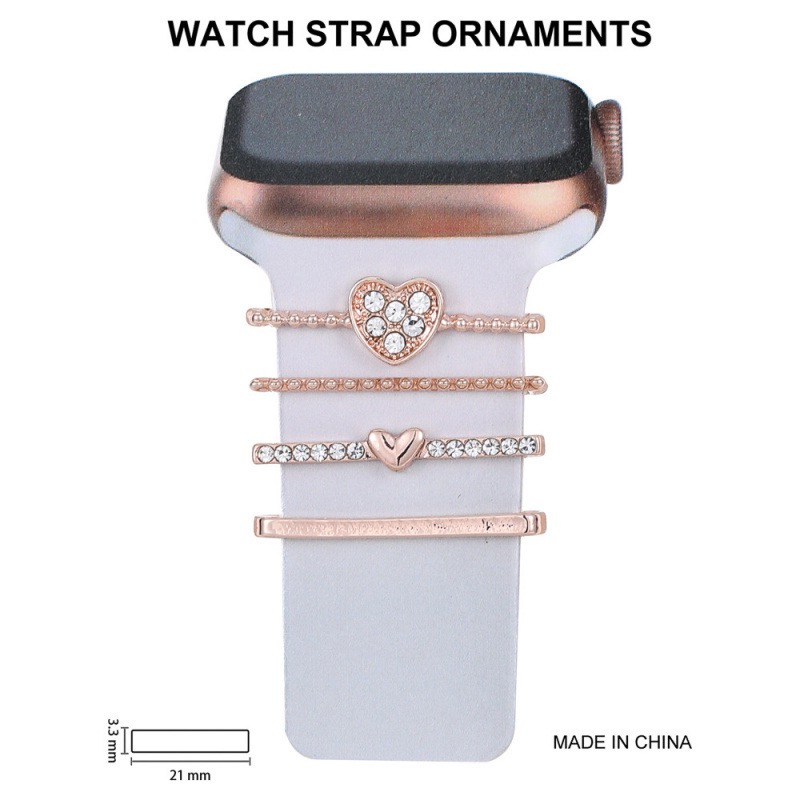 Watch strap decorative ring Rhinestone Decorative Strap Charms for Apple Watch