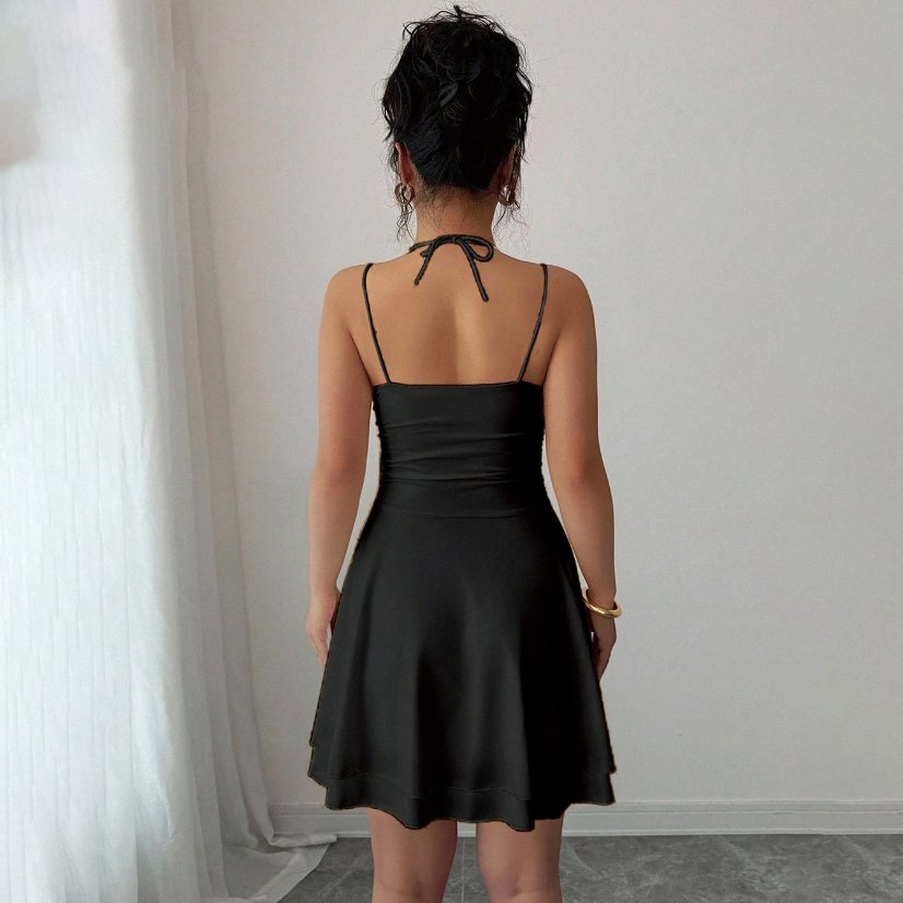 Dresses 6658 Ruched Cowl-Neck Camisole Dress