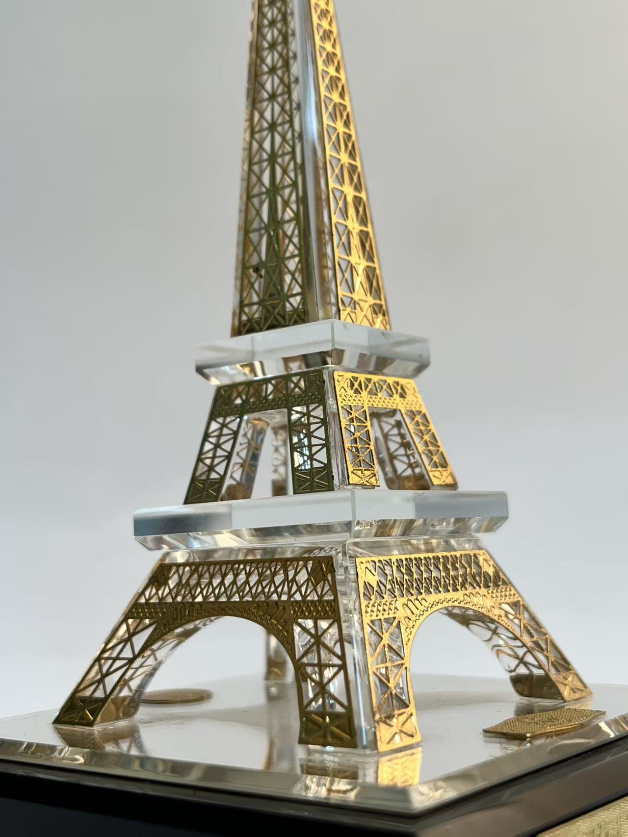 Crystal architectural model Crystal Eiffel Tower