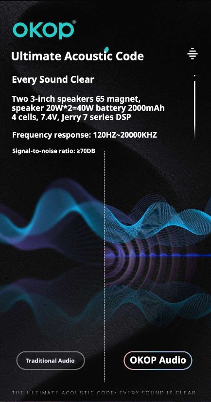 Portable Outdoor Bluetooth Speaker KP-804 Wireless Bluetooth Speaker