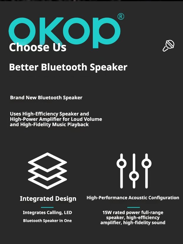 Portable Outdoor Bluetooth Speaker KP-590 Wireless Bluetooth Speaker