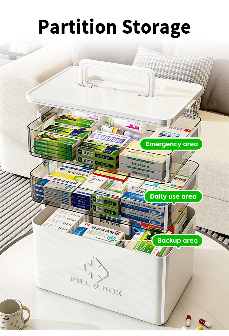 Small PP Storage Box PILL BOX