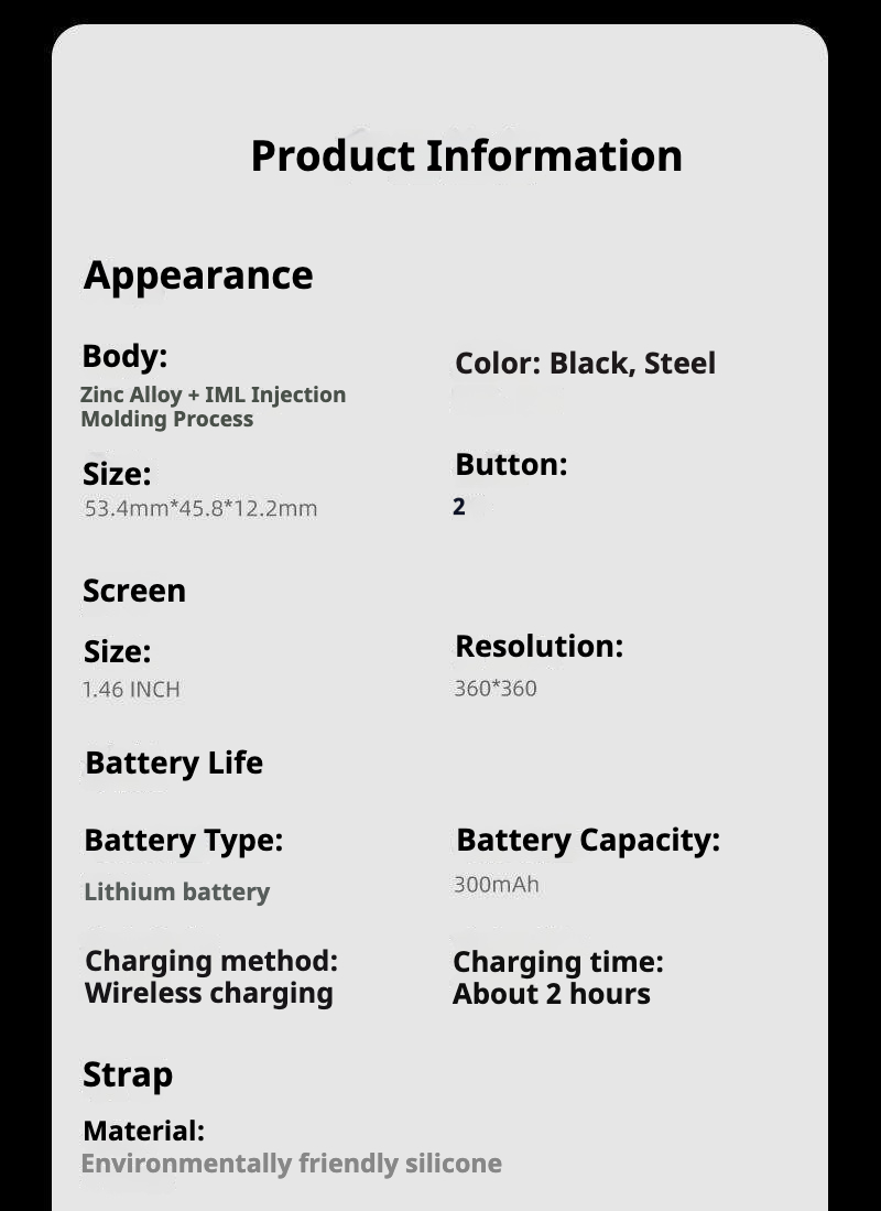 Smartwatch KP-S103 Smart Sports Bluetooth Watch