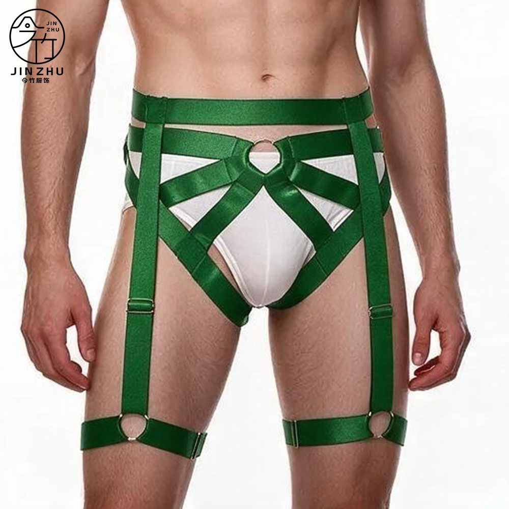 男士下衣 Men's Sexy Performance Harness Strap Elastic 2-Piece Briefs