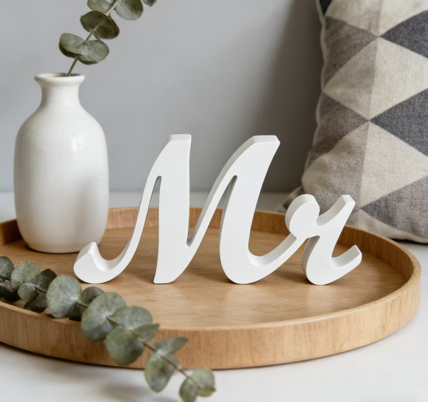 Wedding Supplies Mr & Mrs Uppercase English Letters Wedding Props