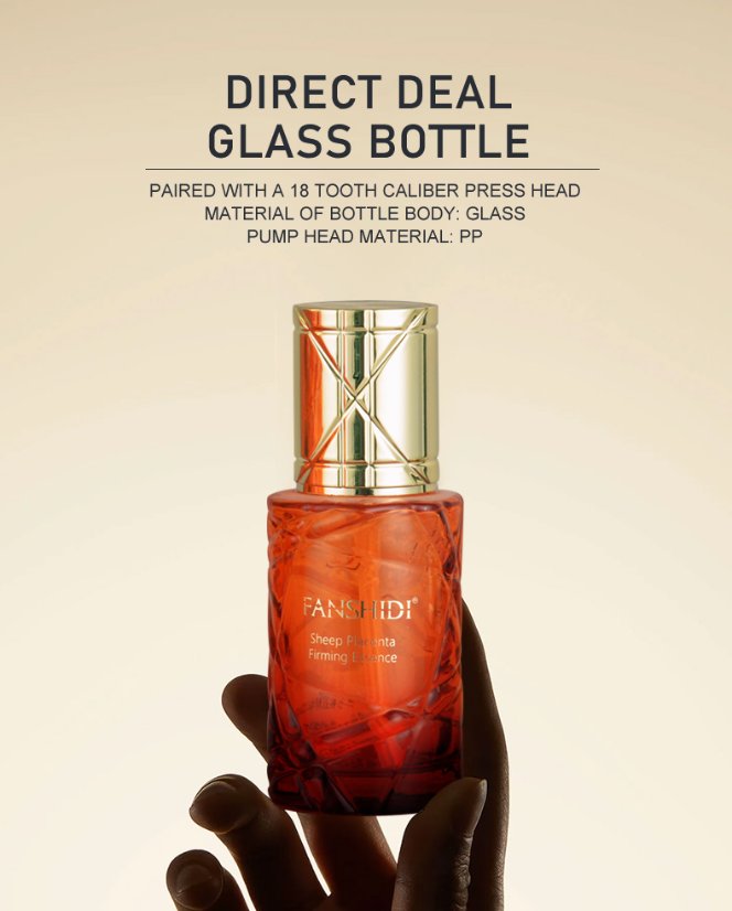 base de maquillaje líquida 40ml Glass Lotion Bottle / Foundation Bottle