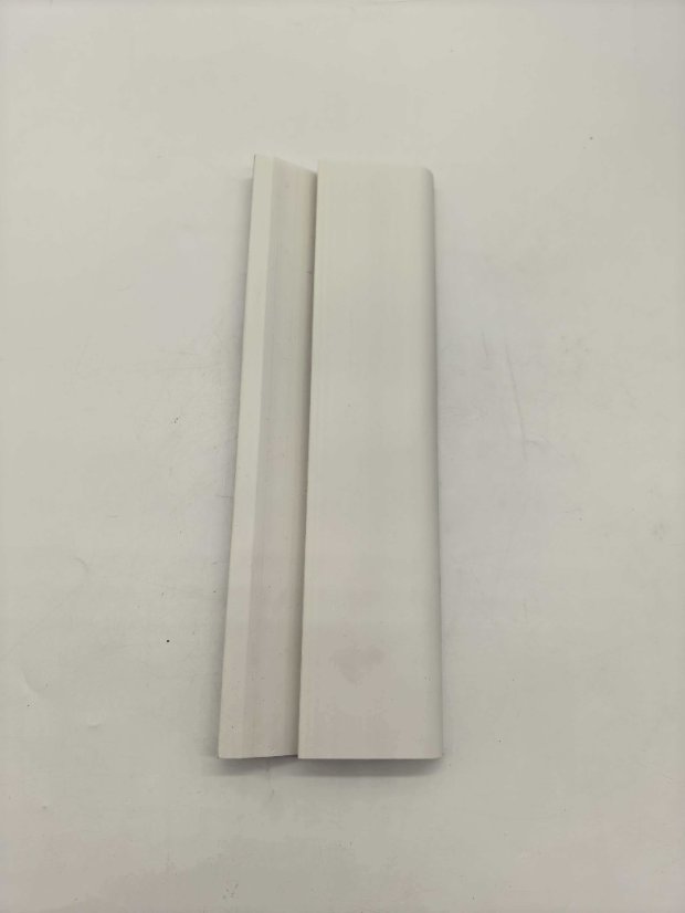skirting PS Single Groove 3D Concave-Convex Wall Panel, White Decorative Slat