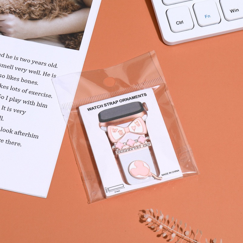 Watch strap decorative ring Rhinestone Decorative Strap Charms for Apple Watch / Samsung / Huawei