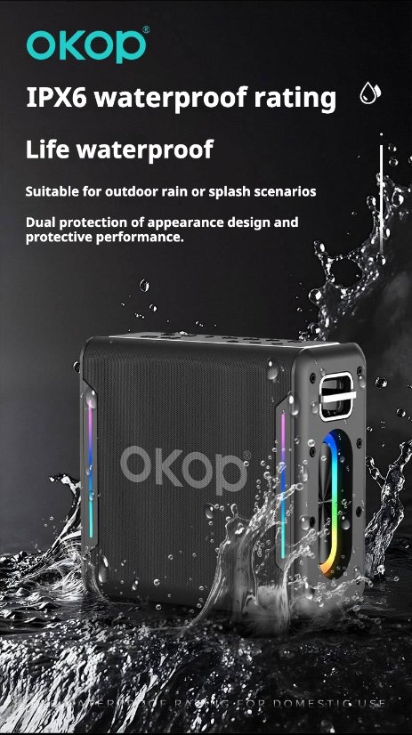 Karaoke Speaker System KP-8001 Wireless Microphone Bluetooth Speaker