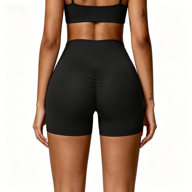 Yoga & Activewear Women's High-Waist Ruched Butt-Lifting Yoga Shorts