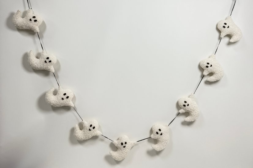 Ghost-shaped ornament Plush Ghost Hanging Ornament