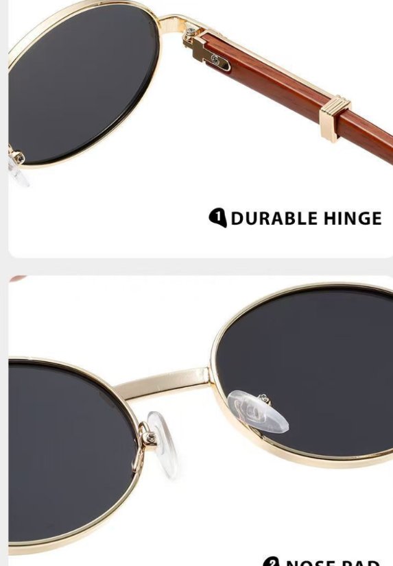 Gradient metal sunglasses 2068