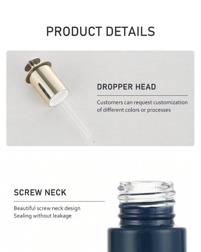 frasco cuentagotas 20ml Press-Type Dropper Bottle – Premium & Customizable Colors