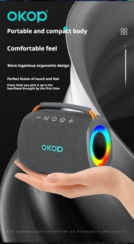 Portable Outdoor Bluetooth Speaker KP-590 Wireless Bluetooth Speaker