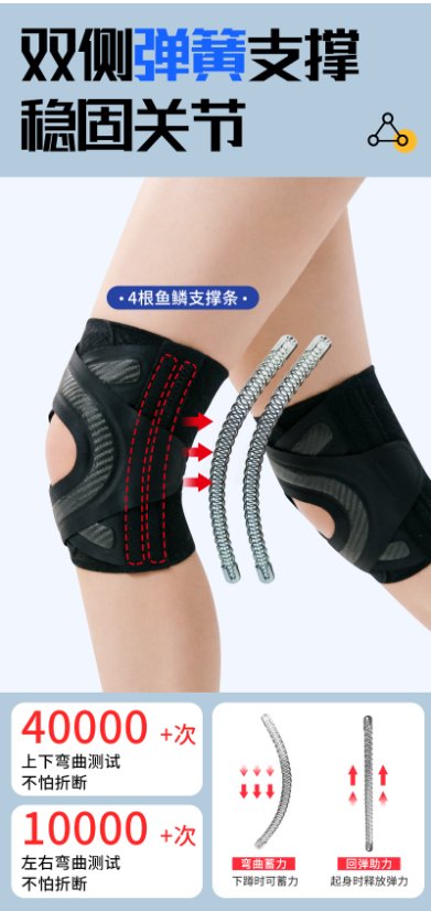 Cross-strapped knee pad Cross-strapped knee pad