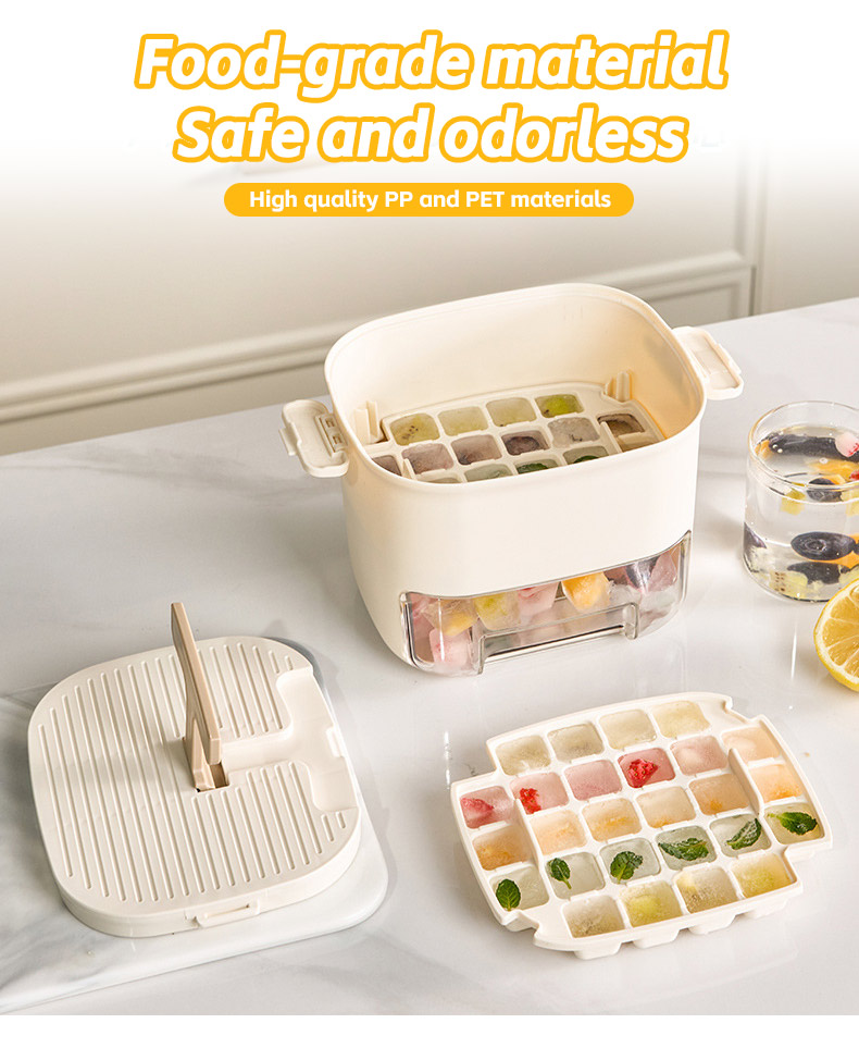 Press-Type Ice Cube Mold Box  Press-Type Ice Cube Mold Box
