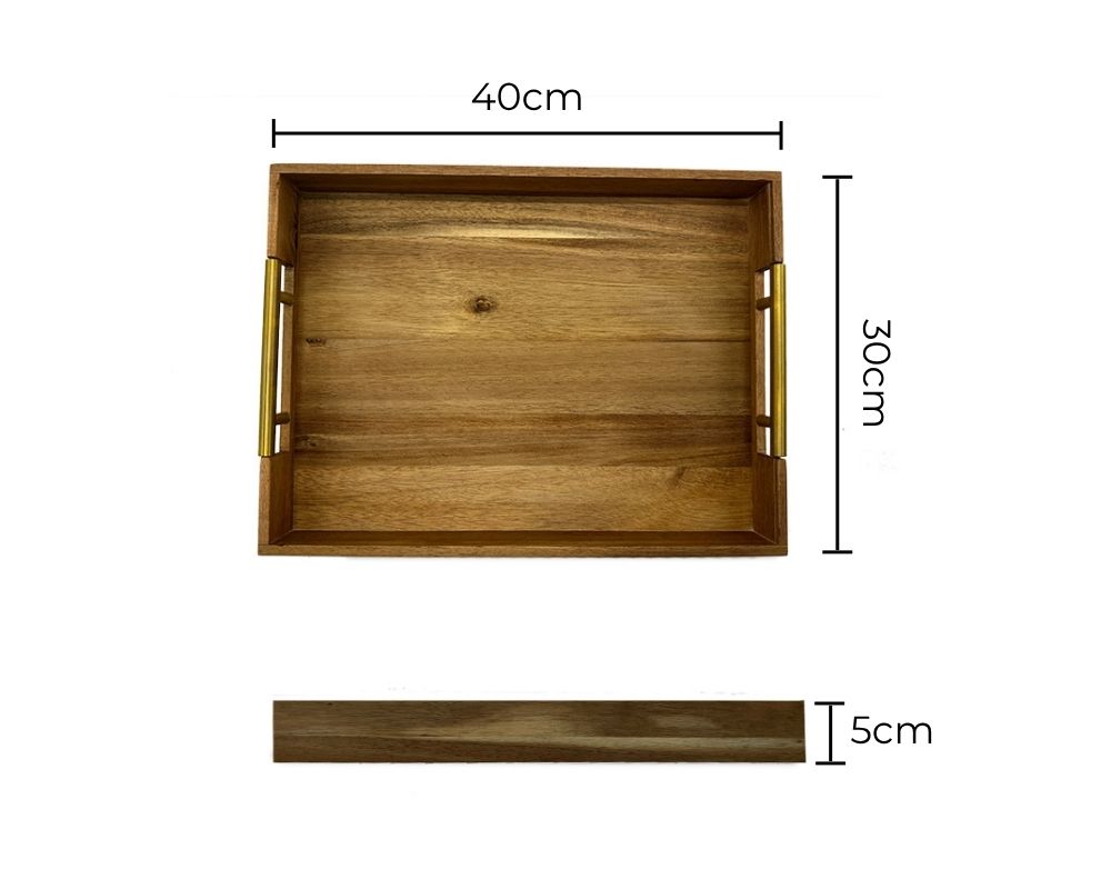 Handle Tray Rectangular Tray – Hollow Metal Handles | Custom Sizes Available