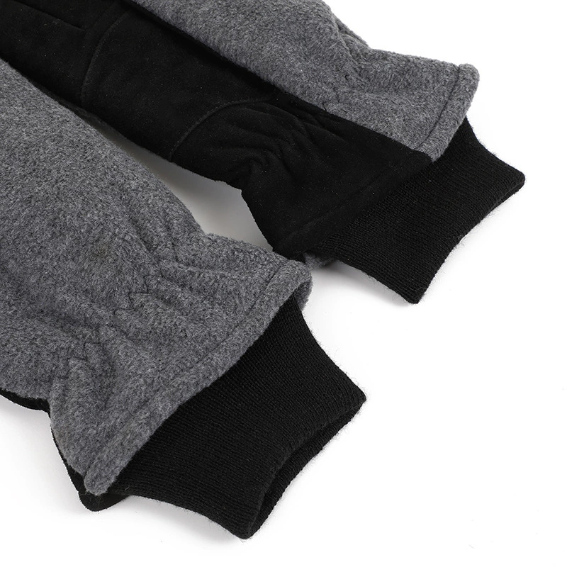 Sports Collection Elastic-Cuff Polar Fleece Gloves