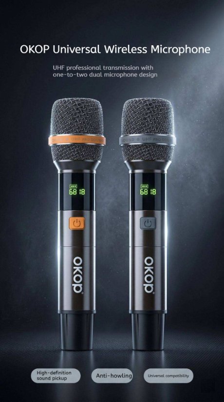 Handheld Microphone KP-K10/K11/K12 Universal Wireless Microphone