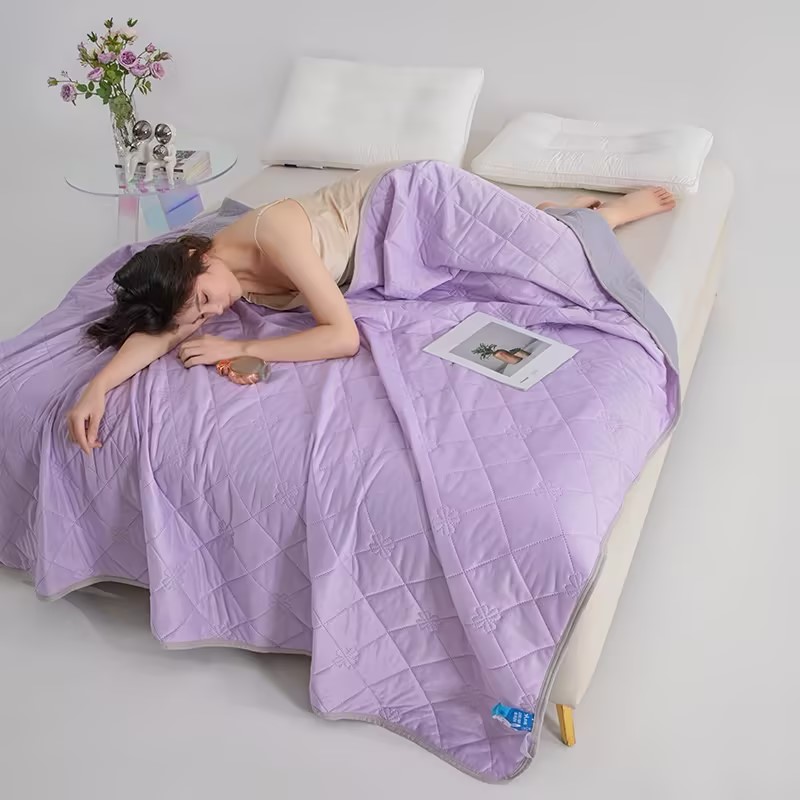 Bedding Cooling Quilted Summer Blanket
