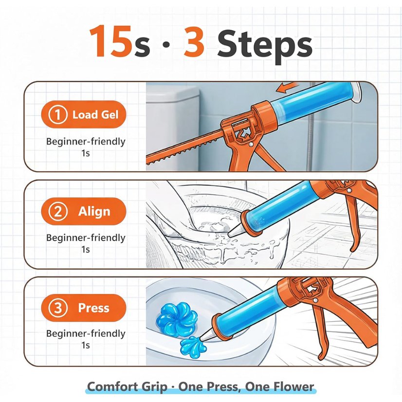 Household Cleaning Tools & Accessories Fragrance Gel Toilet Cleaner