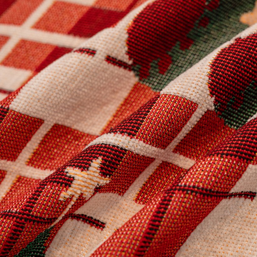 Sofa Throws Christmas Snow Plaid