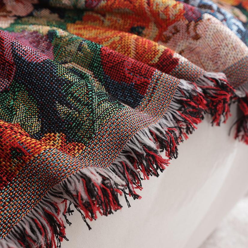 Sofa Throws Romantic Flower