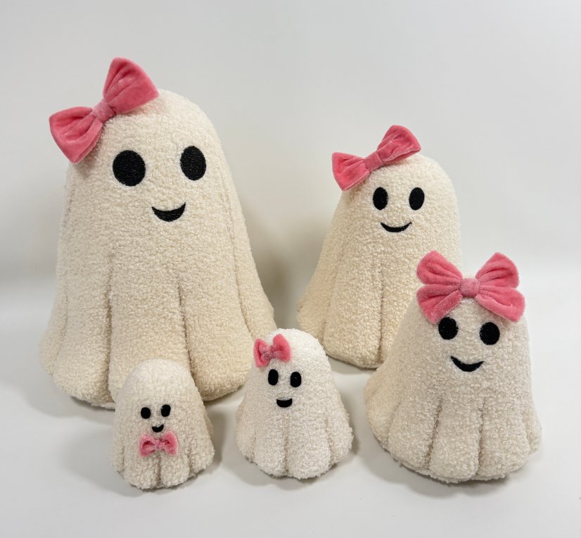 Ghost-shaped ornament Plush Ghost Ornament