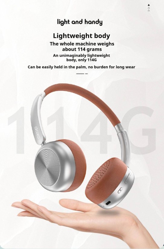 Over-Ear Headphones KP-H106 Wireless Bluetooth Headphones