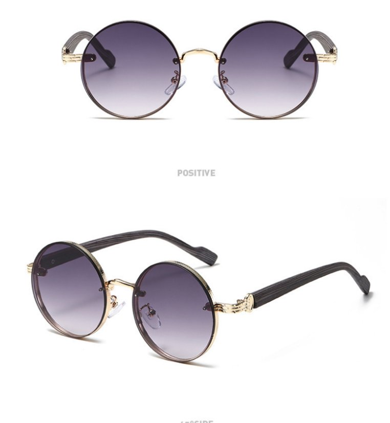 Gradient metal sunglasses 7006