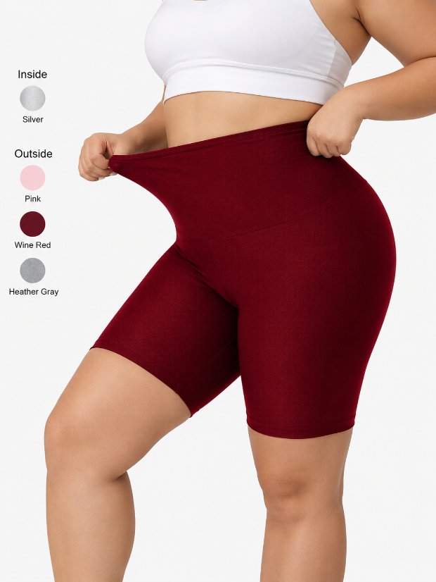 legging-shorts-capri-pant Sauna Short Pants for Women Workout Compression Sweat Shorts Tummy Control Shapewear High Waist
