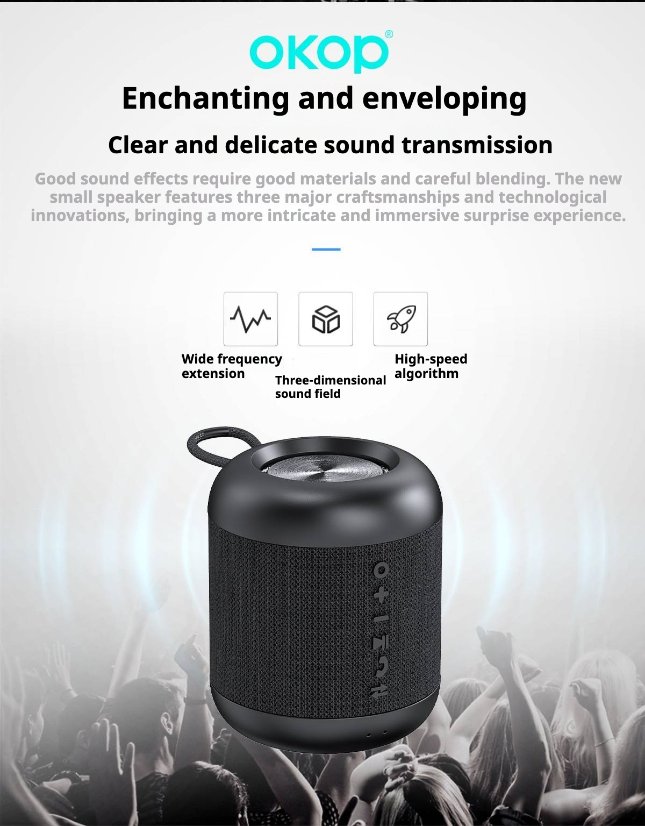 Portable Outdoor Bluetooth Speaker KP-841 Portable wireless bluetooth speaker