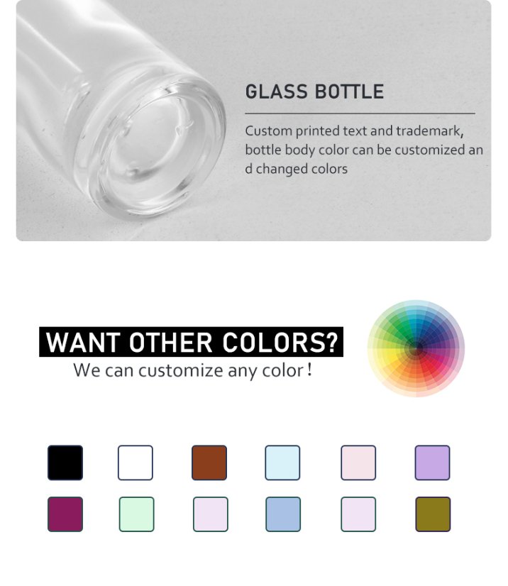 frasco cuentagotas 0ml Slim Essential Oil Dropper Bottle – Customizable Colors