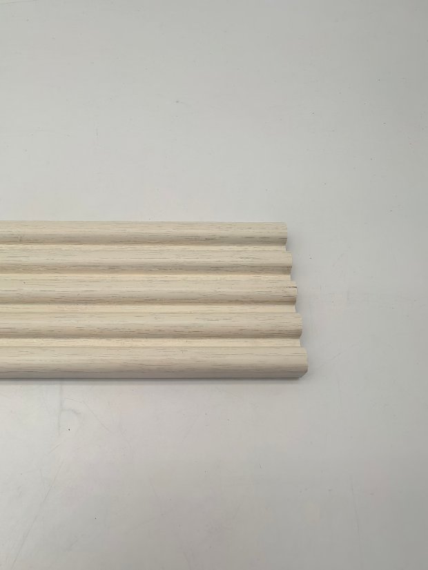 decor line PS Half-Round Fluted Molding, Concave-Convex Wave Decorative Trim